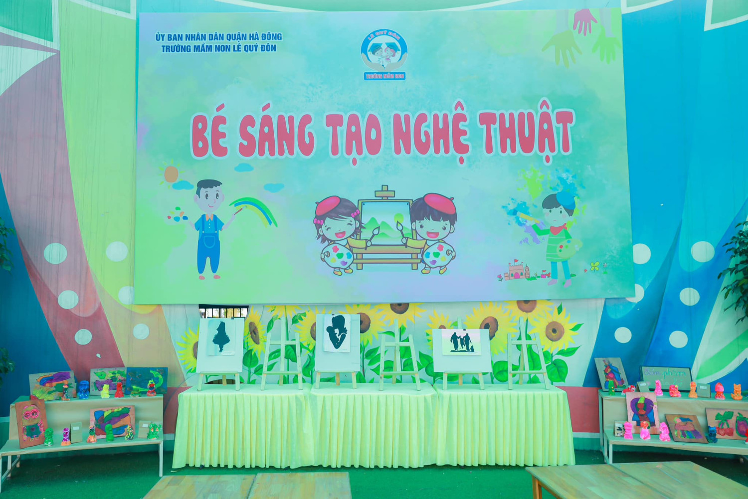 BÉ SÁNG TẠO NGHỆ THUẬT” TRƯỜNG MẦM NON LÊ QUÝ ĐÔN