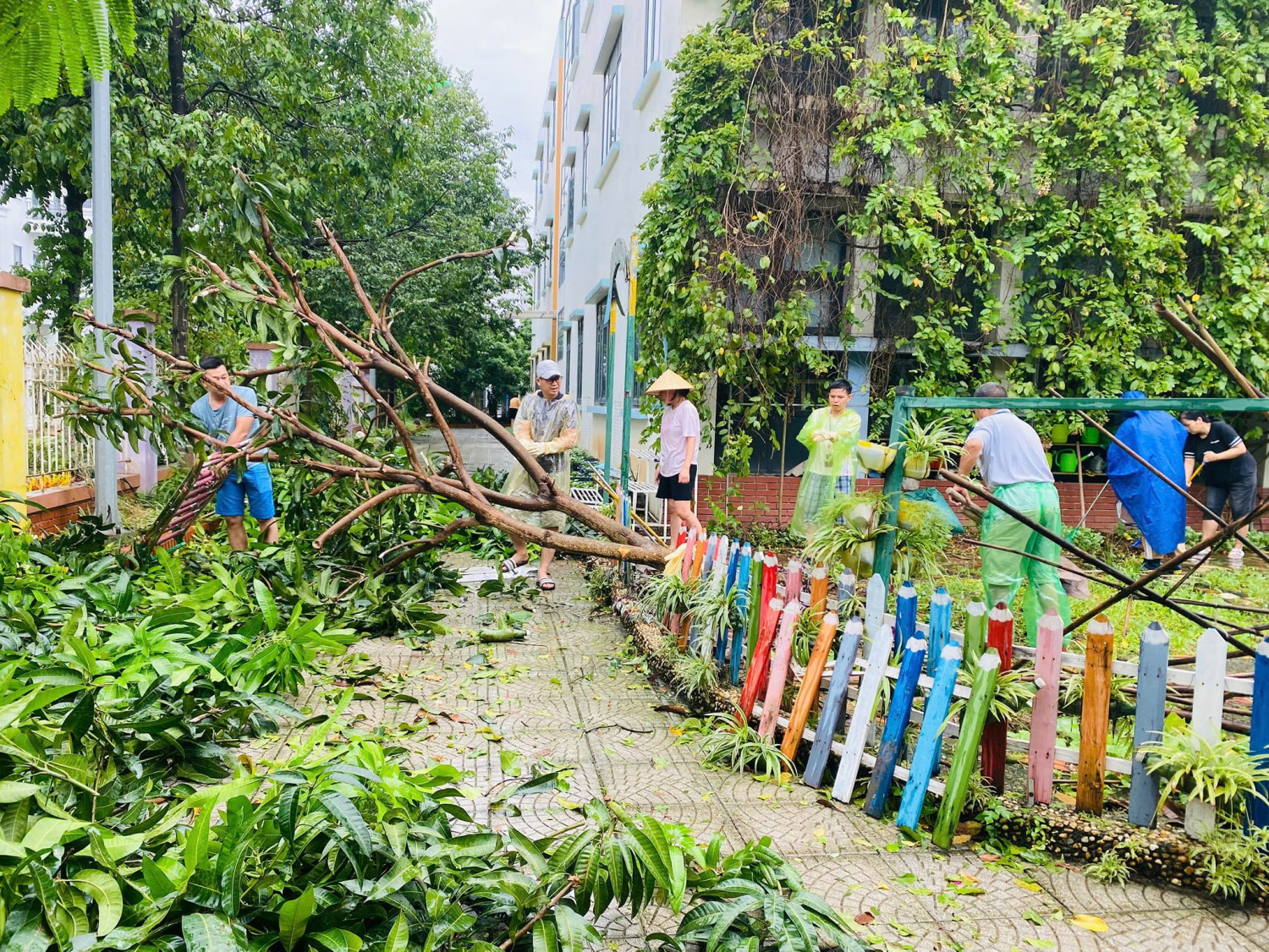 CHỦ ĐỘNG KHẮC PHỤC SAU BÃO YAGI - SẴN SÀNG ĐÓN TRẺ ĐẾN TRƯỜNG AN TOÀN